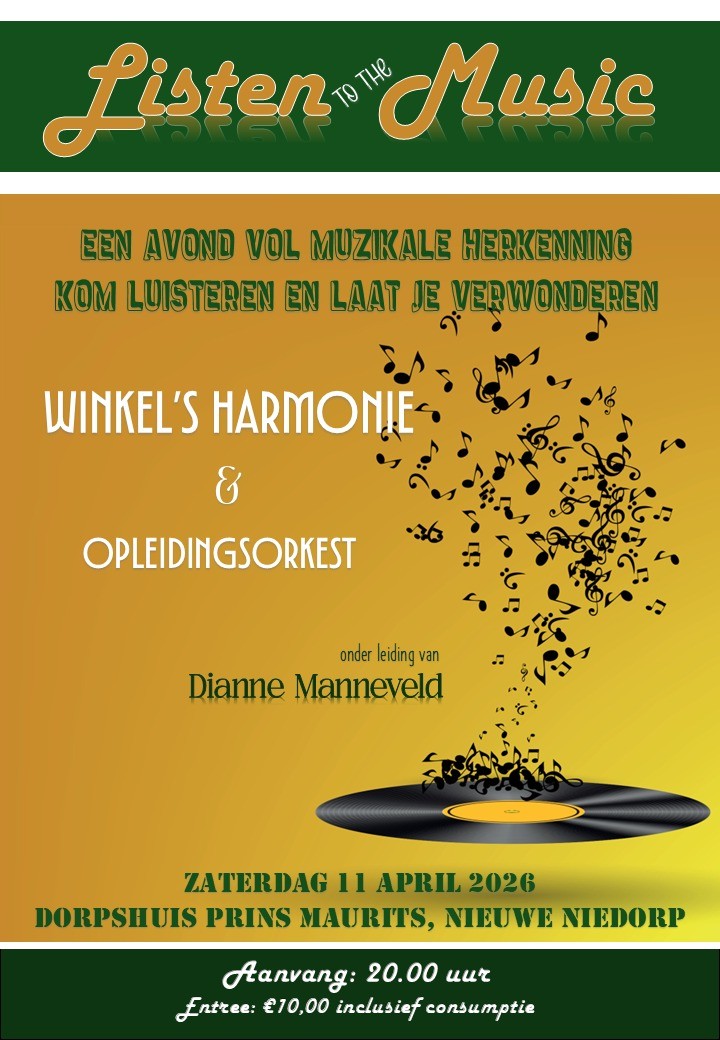 Poster concert 11 april 2026