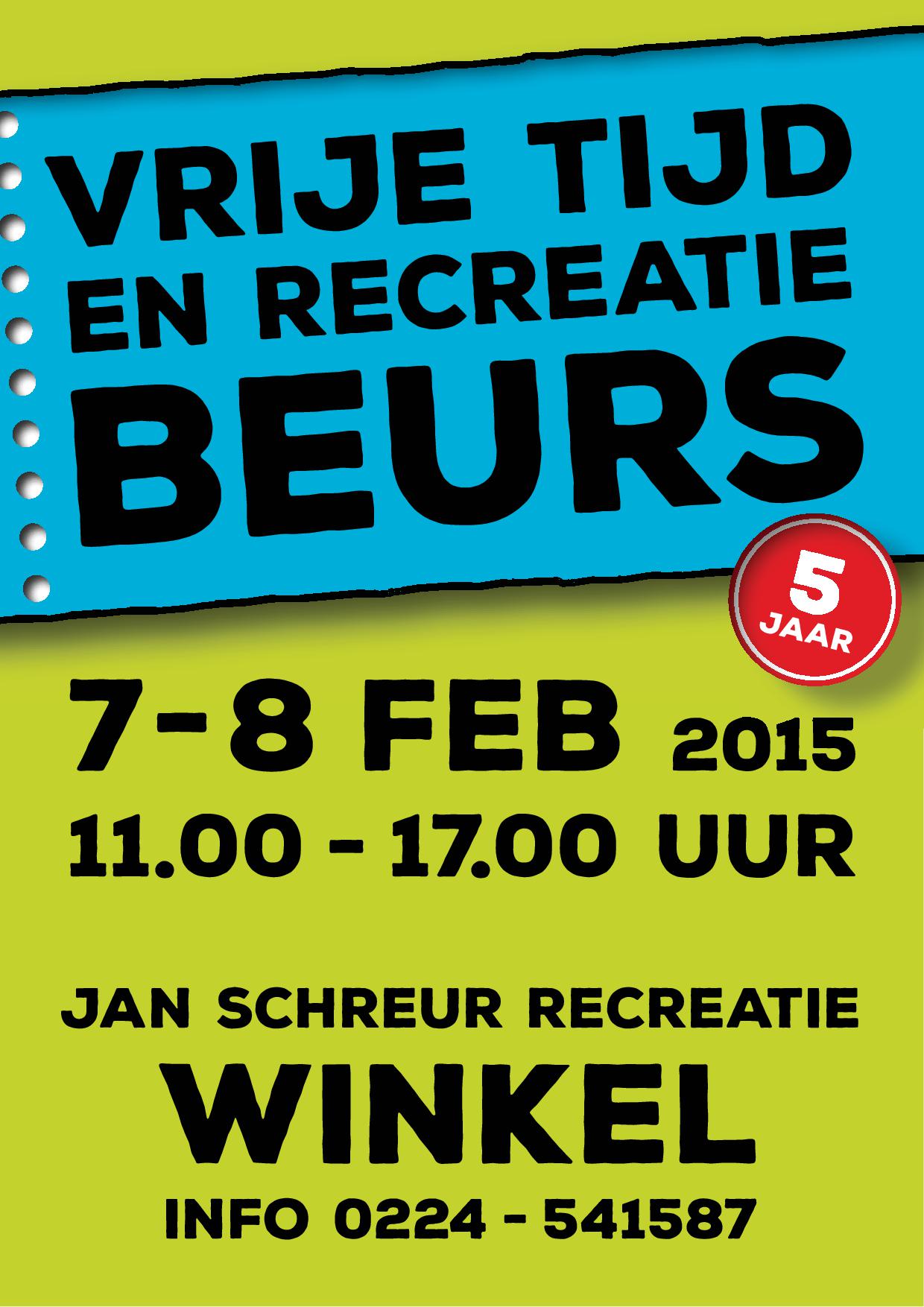 A3-Vrije tijd Recreatie beurs 2015 5 jaar