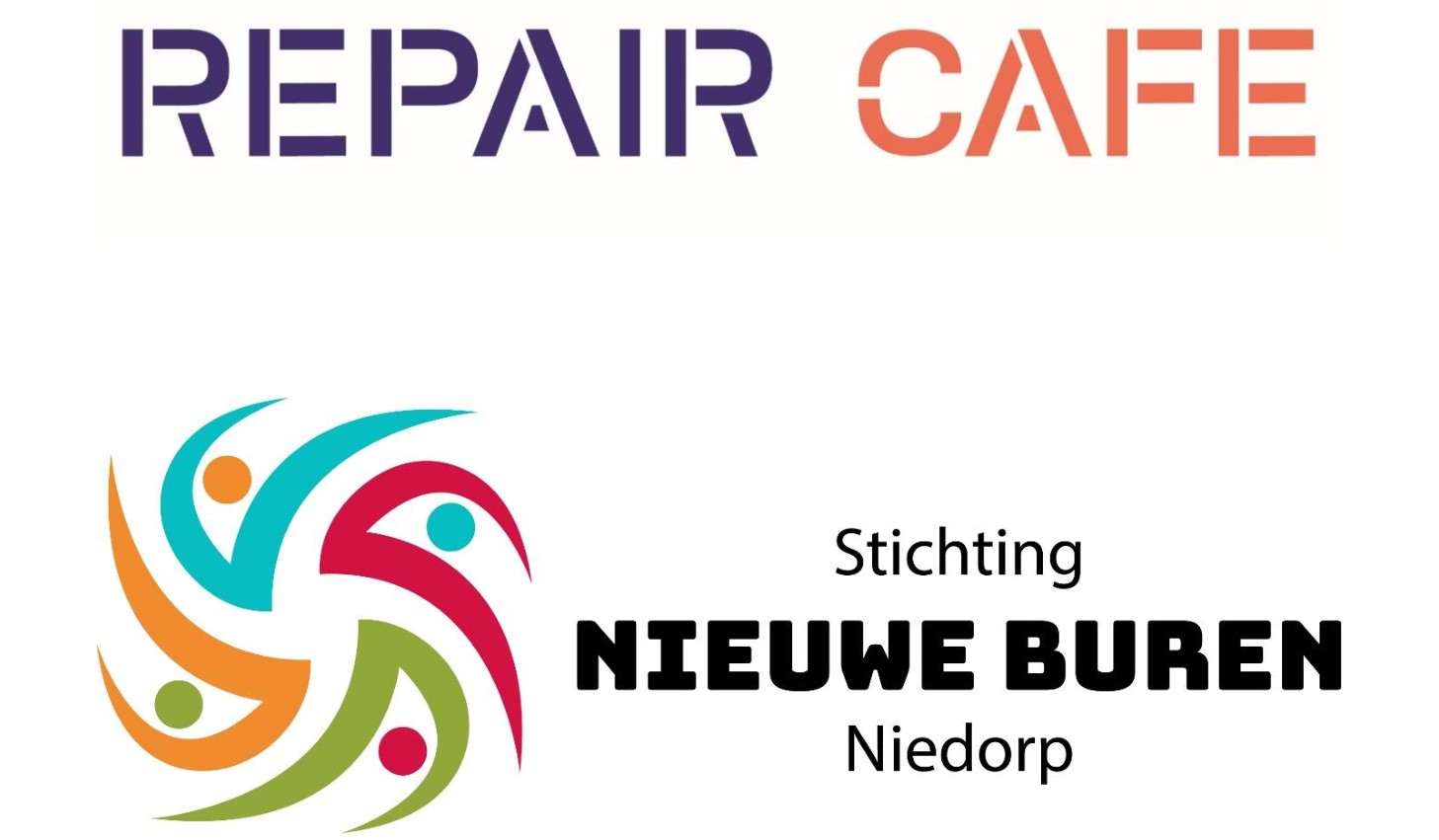 Logo Repair Café en Stichting Nieuwe Burenaa