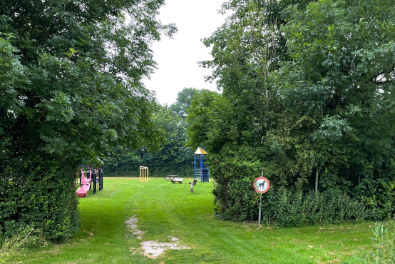 groen zijdewind t veld