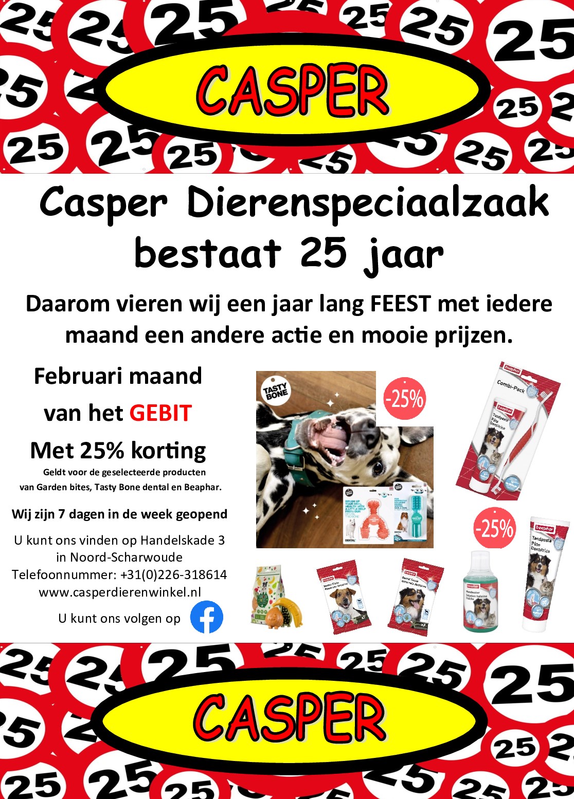 advertentie 25 jaar en faceboekbbb