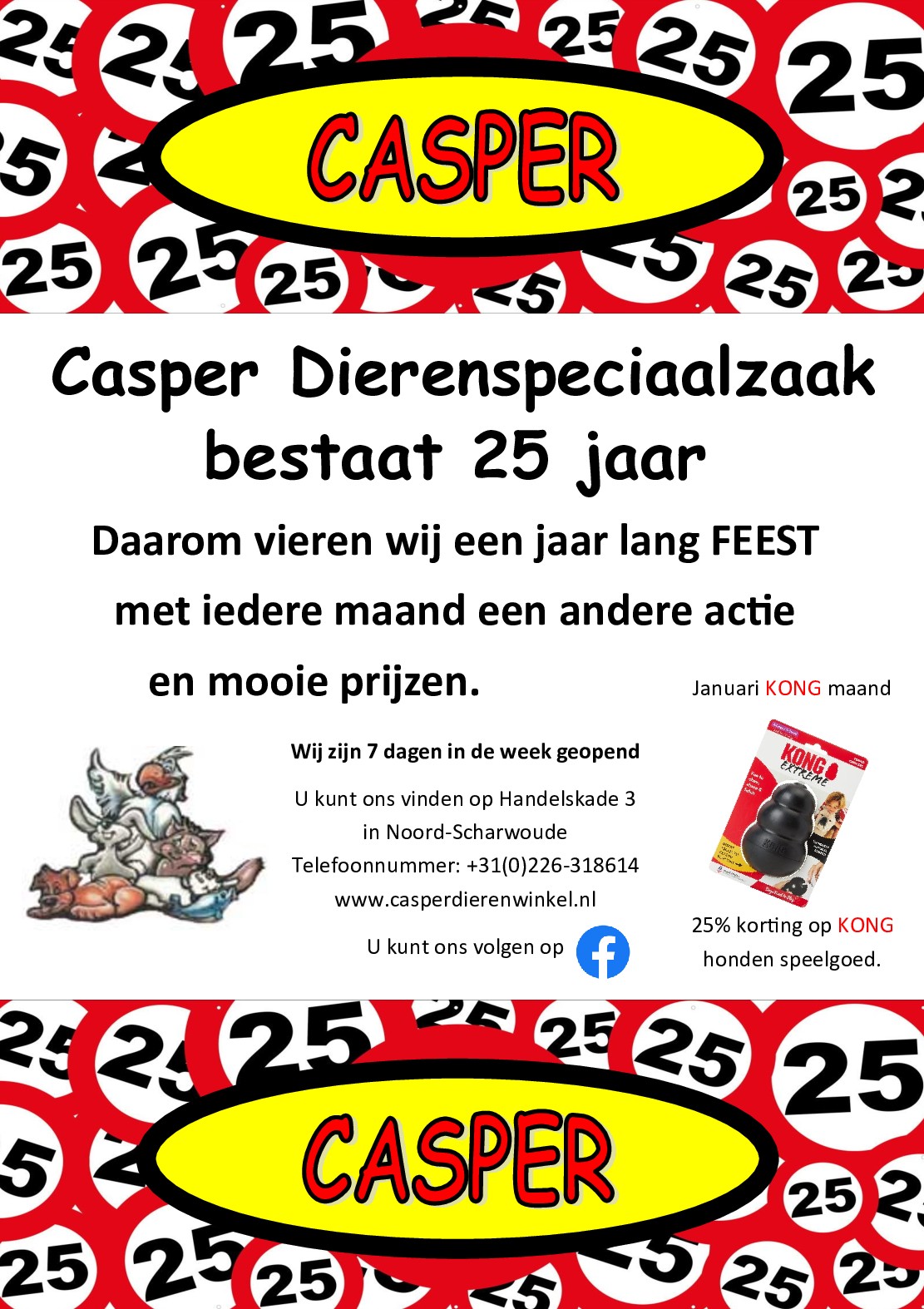 advertentie 25 jaar en faceboekbbb