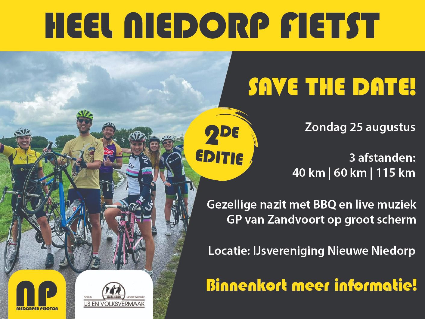 Heel Niedorp Fietst save the date