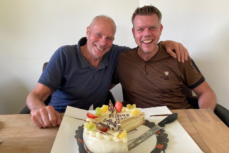 Rinus 60 jaar in dienstkkkk