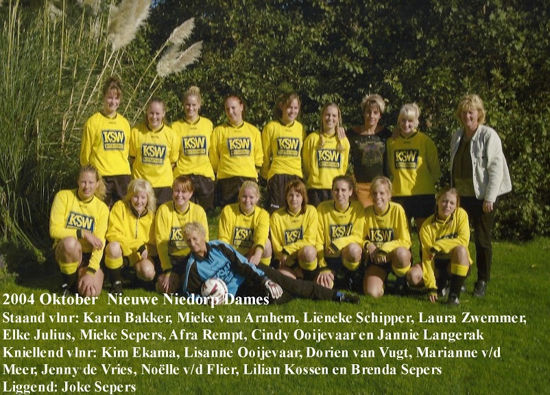 2004 10 Nieuwe Niedorp Dames incl namen