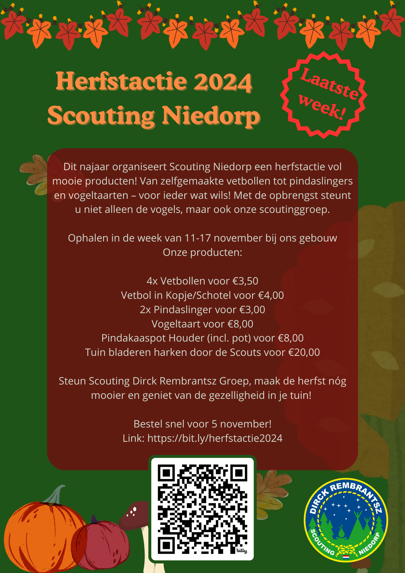 Herfstactie Scouting Niedorp 2024