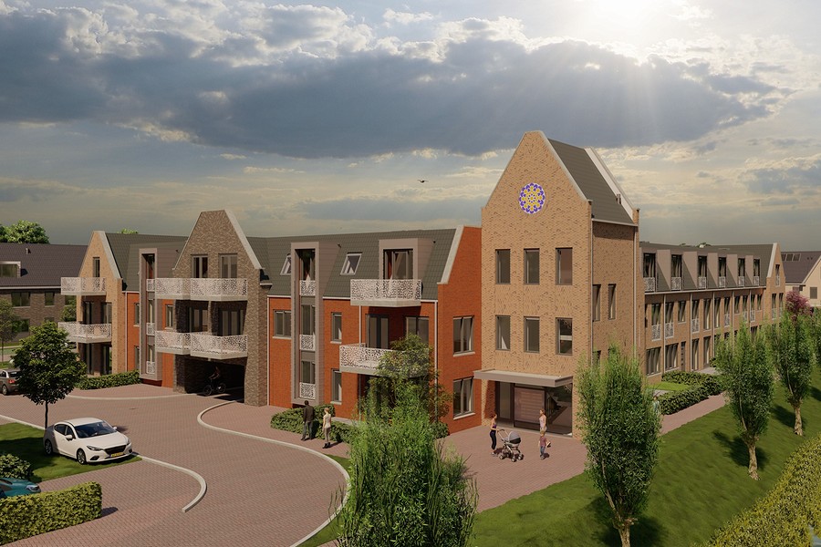 Impressie appartementencomplex Dahlia Parkbbkkk BorderMaker