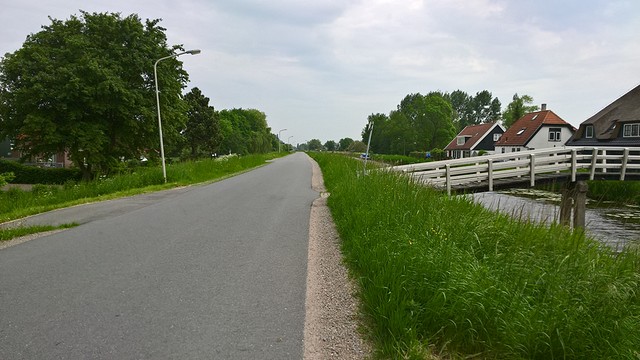 Pb. 04 Voetbrug aan Langereis tussen Oude Niedorp en Hoogwoud BorderMaker