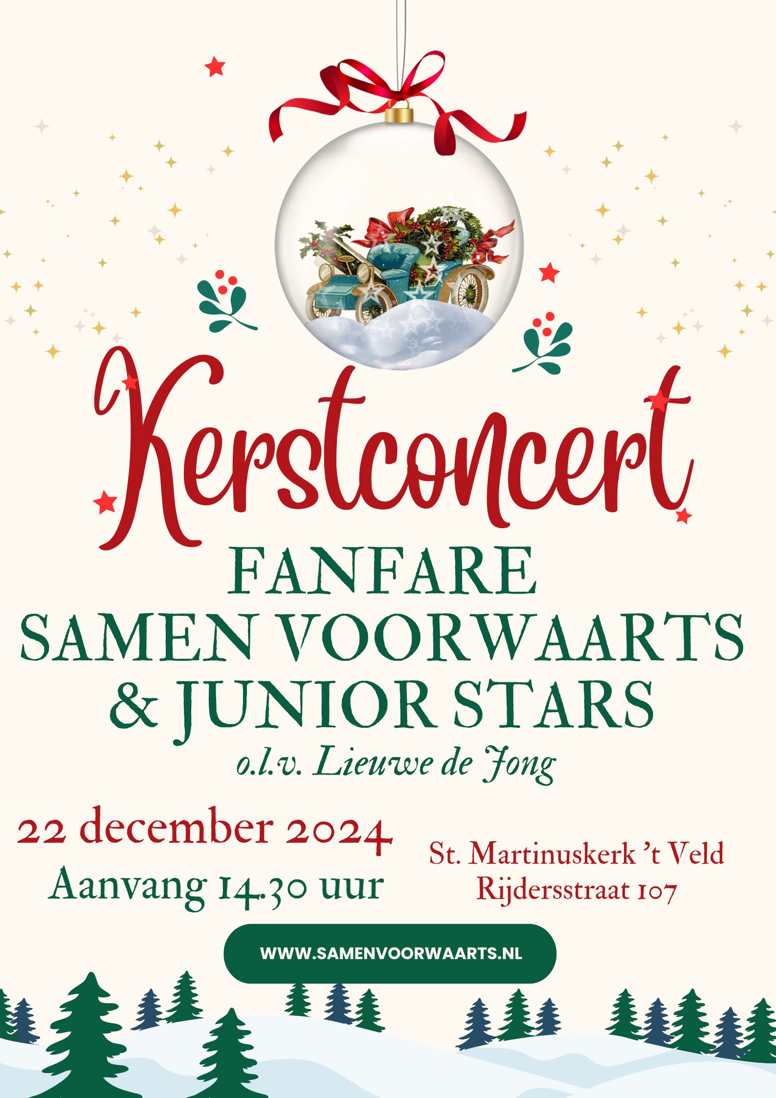 Kerstconcert poster